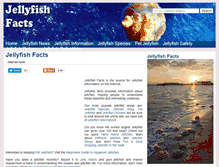 Tablet Screenshot of jellyfishfacts.net